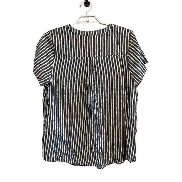 Torrid Gold Lurex Stripe Blouse - Picture 6 of 9
